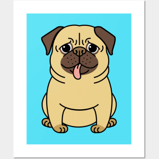 Funny Pug Dog Posters and Art